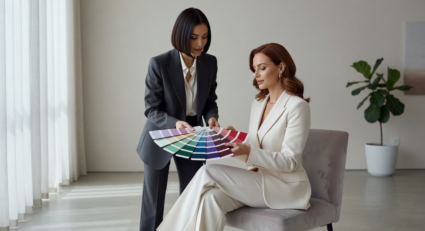 Color analysis session